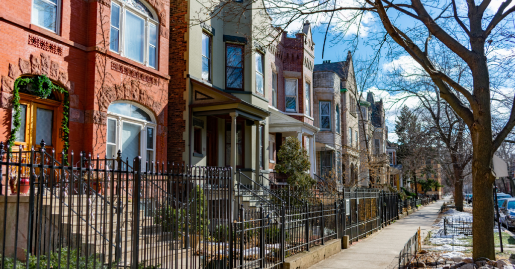 sidewalk in chicago