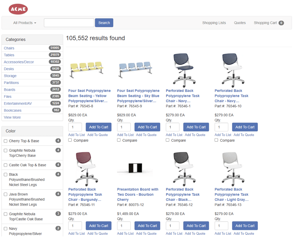 Storefront Pro screenshot of order page